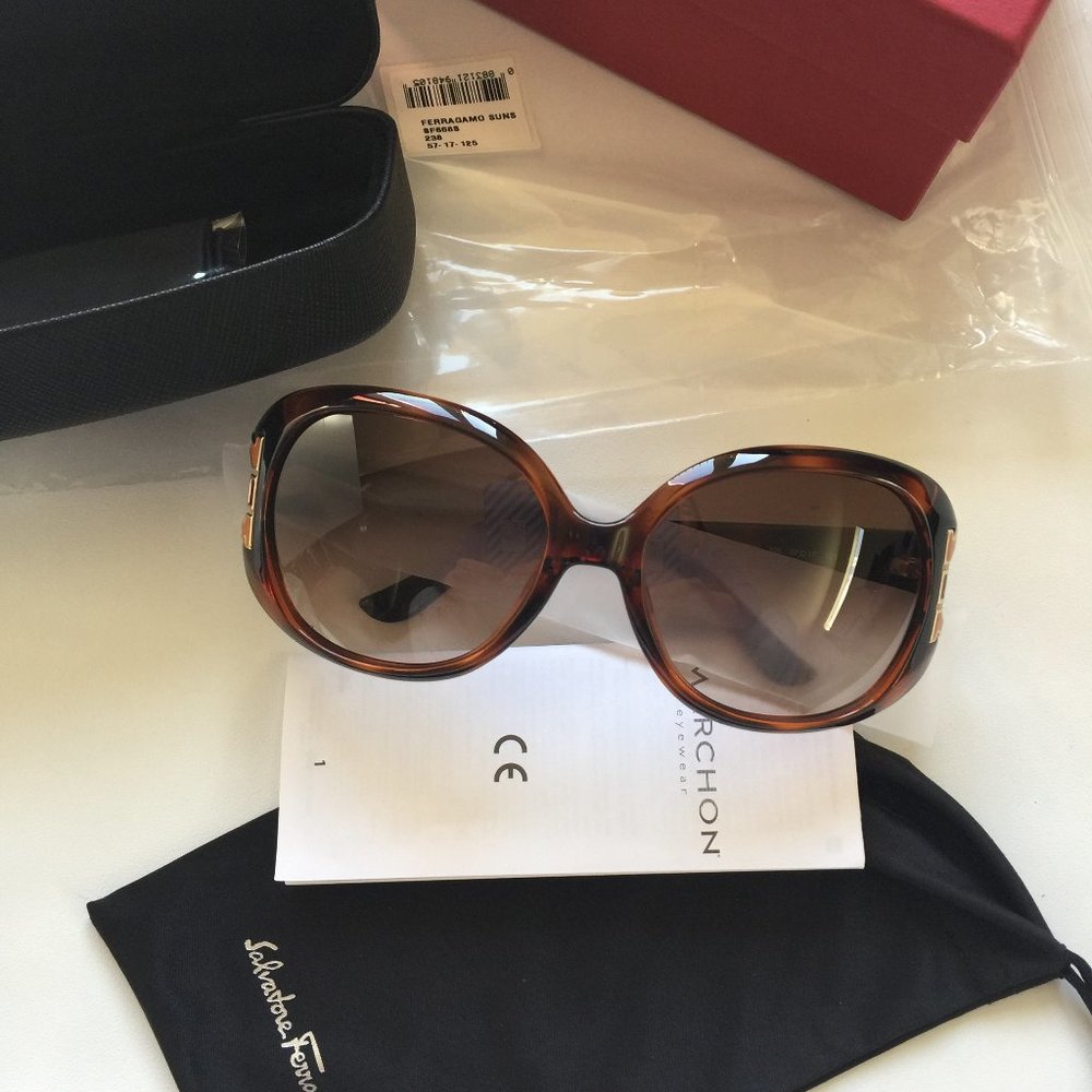 Salvatore Women's Ferragamo  Sunglasses - Brand new - Authentic.